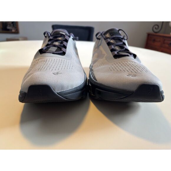 On Cloudmonster Grey Running Shoes Sz 14 - Picture 6 of 9